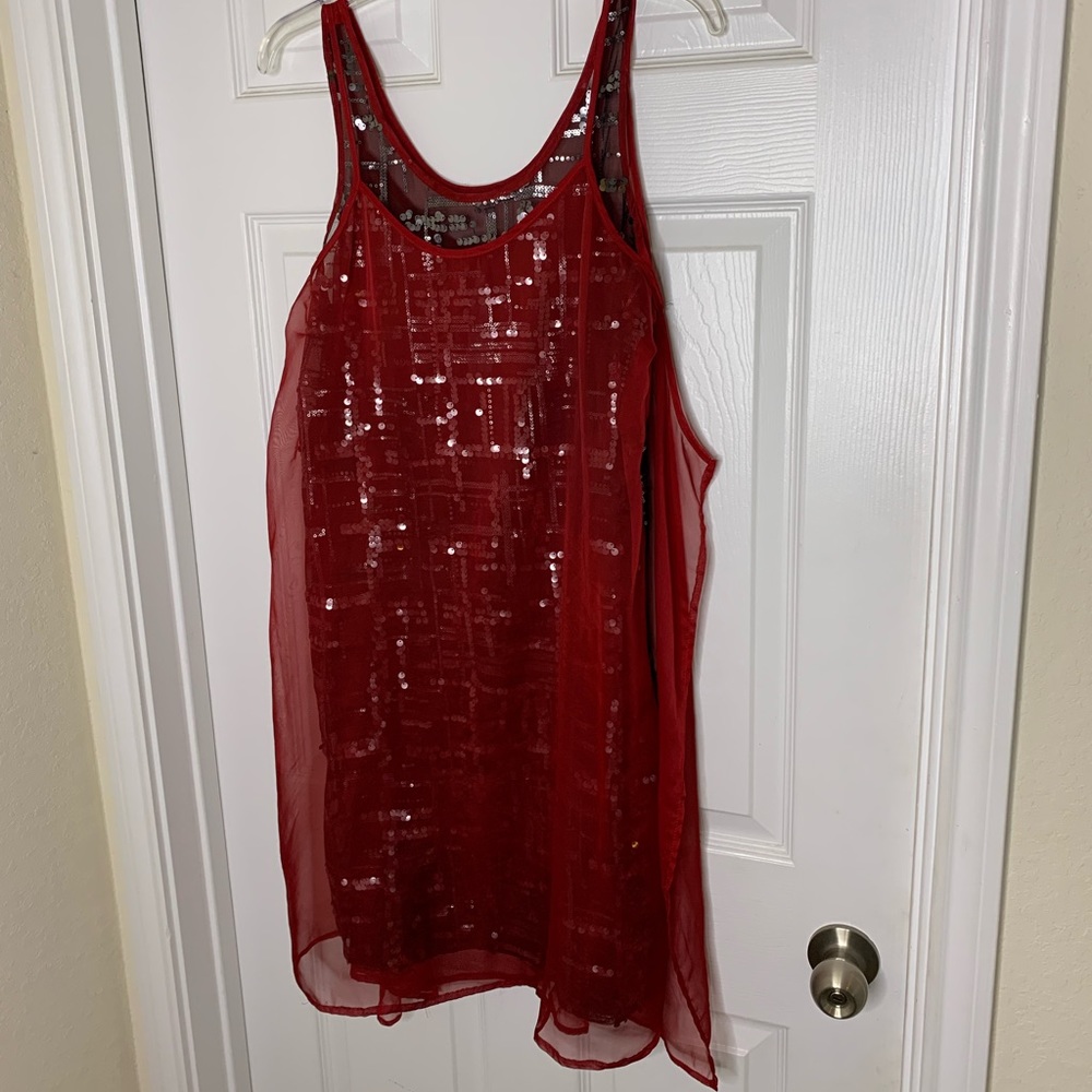 🔥 Hot Sale 🔥Woman Beautiful Night Out Special Shimmery Red Dress